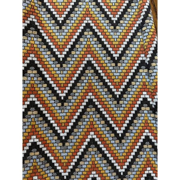Tall SZ Lrg NWT Urban Outfitters Chevron Orange Brown Thanksgiving Fall Pants - Picture 6 of 12